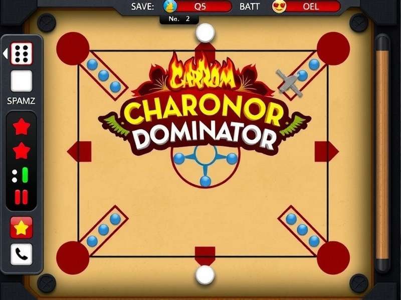 Carrom Dominator Main Game Interface Carrom Dominator Game Screen